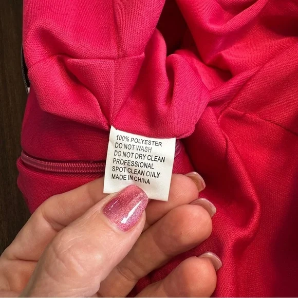 IEENA by Mac Duggal Hot Pink Strapless Ruched Mini Dress | Style 11565 | Size 6 - Picture 11 of 12